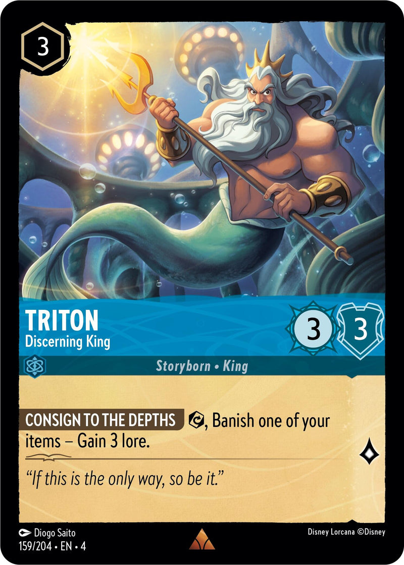 Triton - Discerning King (159/204) [Ursula's Return] - The Mythic Store | 24h Order Processing