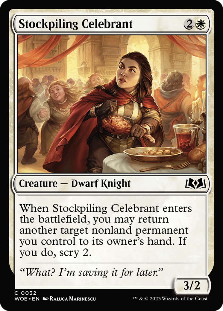 Stockpiling Celebrant [Wilds of Eldraine] - The Mythic Store | 24h Order Processing