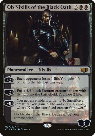 Ob Nixilis of the Black Oath (Oversized) [Commander 2014 Oversized] - The Mythic Store | 24h Order Processing