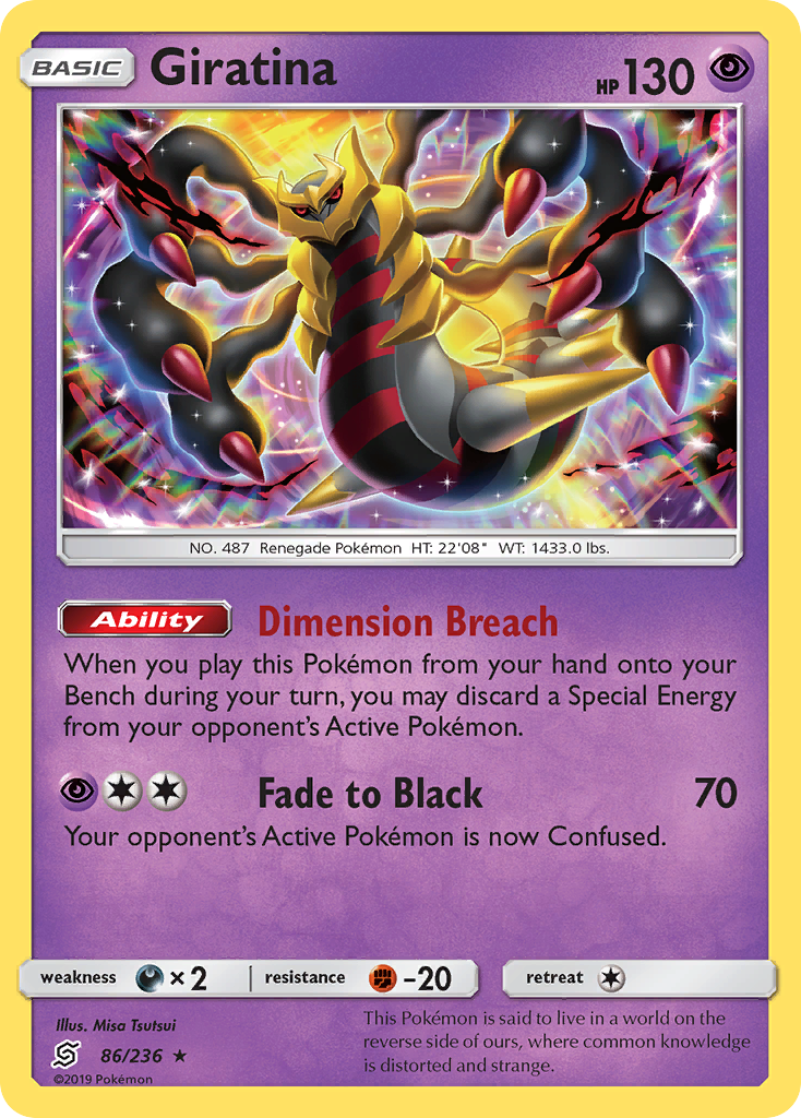 Giratina (86/236) [Sun & Moon: Unified Minds] - The Mythic Store | 24h Order Processing