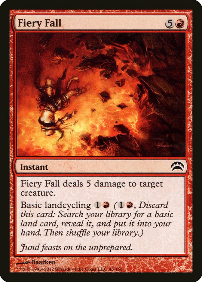 Fiery Fall [Planechase 2012] - The Mythic Store | 24h Order Processing