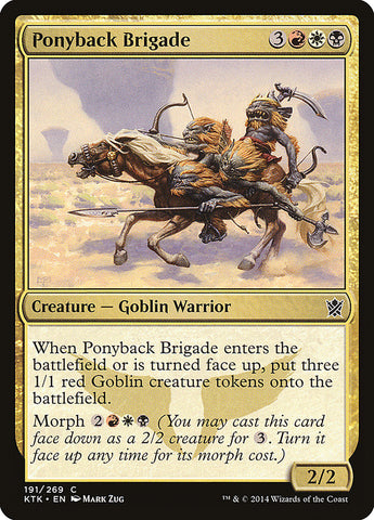 Ponyback Brigade [Khans of Tarkir] - The Mythic Store | 24h Order Processing