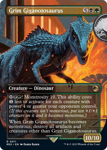 Grim Giganotosaurus (Borderless) [Jurassic World Collection] - The Mythic Store | 24h Order Processing
