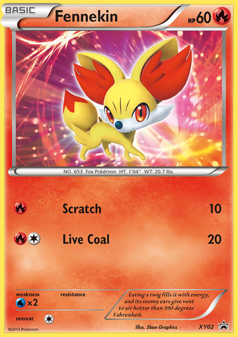 Fennekin (XY02) [XY: Black Star Promos] - The Mythic Store | 24h Order Processing