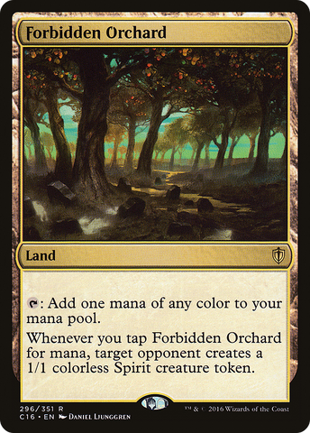 Forbidden Orchard [Commander 2016] - The Mythic Store | 24h Order Processing