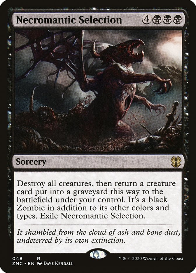 Necromantic Selection [Zendikar Rising Commander] - The Mythic Store | 24h Order Processing