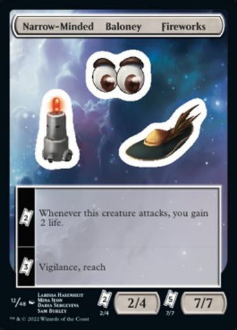 Narrow-Minded Baloney Fireworks [Unfinity Stickers] - The Mythic Store | 24h Order Processing