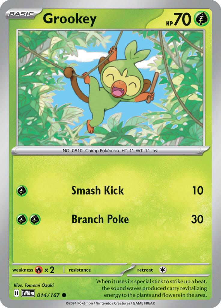 Grookey (014/167) [Scarlet & Violet: Twilight Masquerade] - The Mythic Store | 24h Order Processing