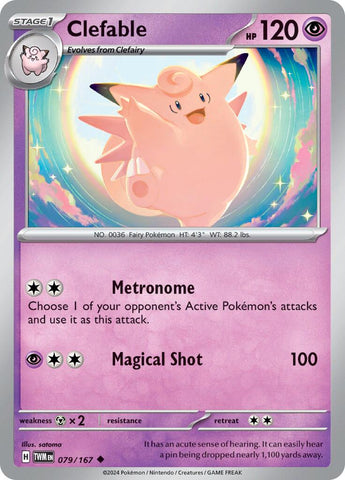 Clefable (079/167) [Scarlet & Violet: Twilight Masquerade] - The Mythic Store | 24h Order Processing