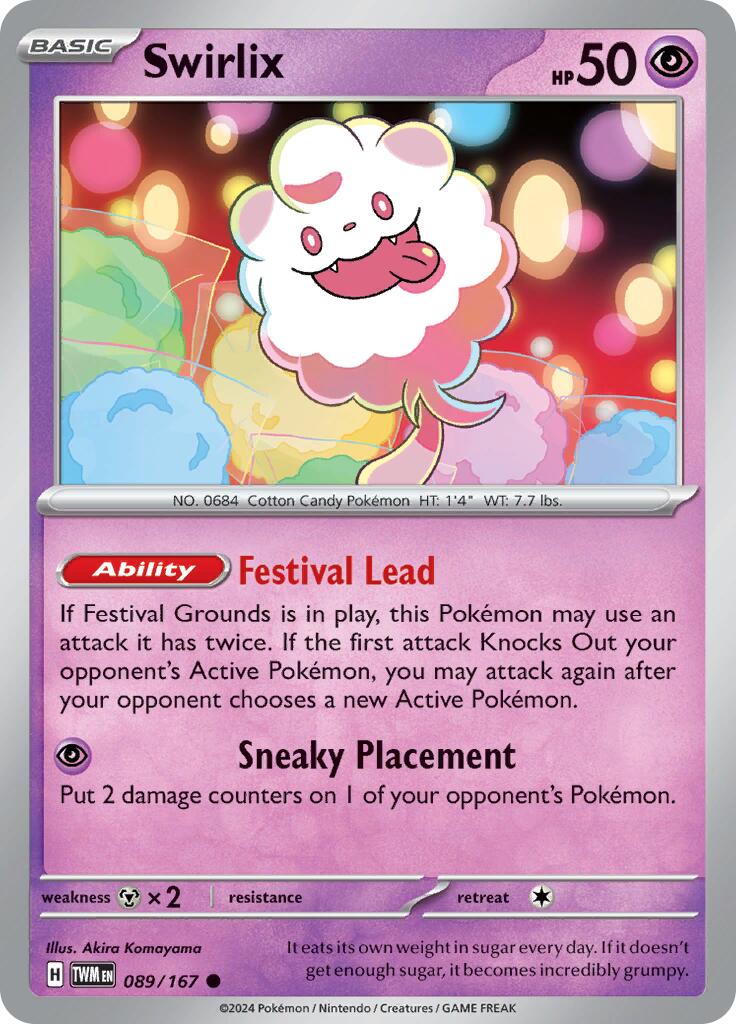 Swirlix (089/167) [Scarlet & Violet: Twilight Masquerade] - The Mythic Store | 24h Order Processing