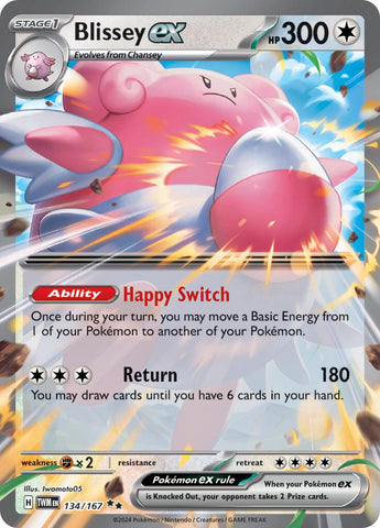 Blissey ex (134/167) [Scarlet & Violet: Twilight Masquerade] - The Mythic Store | 24h Order Processing