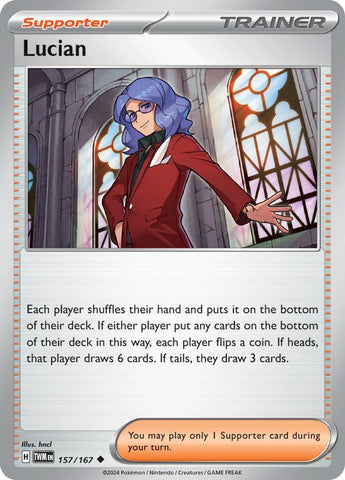 Lucian (157/167) [Scarlet & Violet: Twilight Masquerade] - The Mythic Store | 24h Order Processing