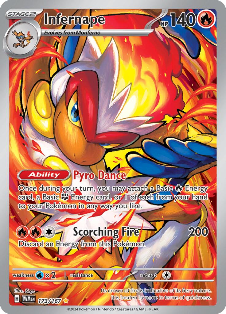 Infernape (173/167) [Scarlet & Violet: Twilight Masquerade] - The Mythic Store | 24h Order Processing