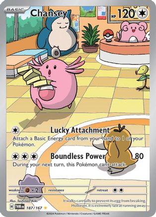 Chansey (187/167) [Scarlet & Violet: Twilight Masquerade] - The Mythic Store | 24h Order Processing