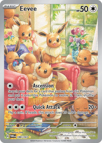 Eevee (188/167) [Scarlet & Violet: Twilight Masquerade] - The Mythic Store | 24h Order Processing
