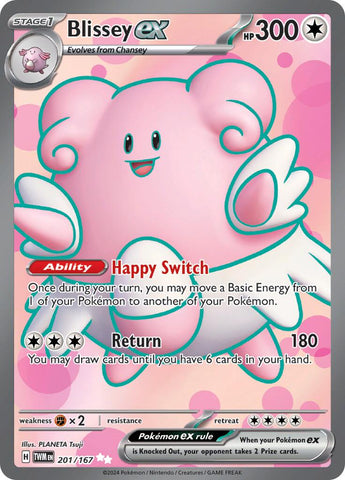 Blissey ex (201/167) [Scarlet & Violet: Twilight Masquerade] - The Mythic Store | 24h Order Processing