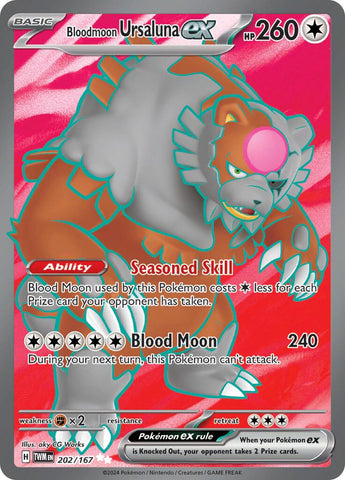 Bloodmoon Ursaluna ex (202/167) [Scarlet & Violet: Twilight Masquerade] - The Mythic Store | 24h Order Processing