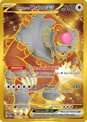 Bloodmoon Ursaluna ex (222/167) [Scarlet & Violet: Twilight Masquerade] - The Mythic Store | 24h Order Processing