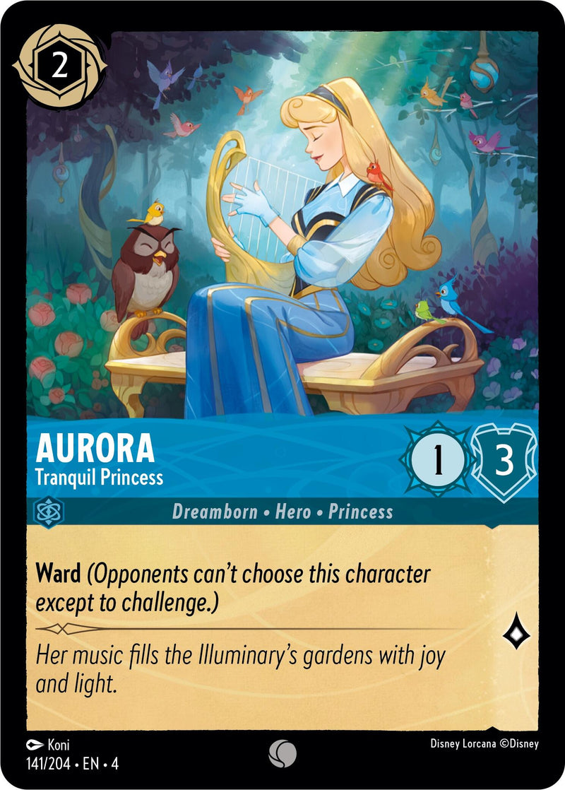 Aurora - Tranquil Princess (141/204) [Ursula's Return] - The Mythic Store | 24h Order Processing