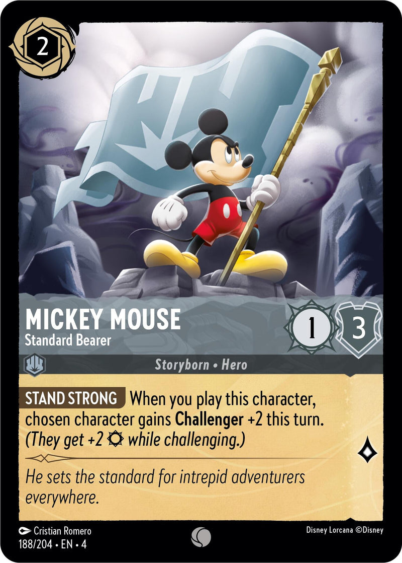 Mickey Mouse - Standard Bearer (188/204) [Ursula's Return] - The Mythic Store | 24h Order Processing