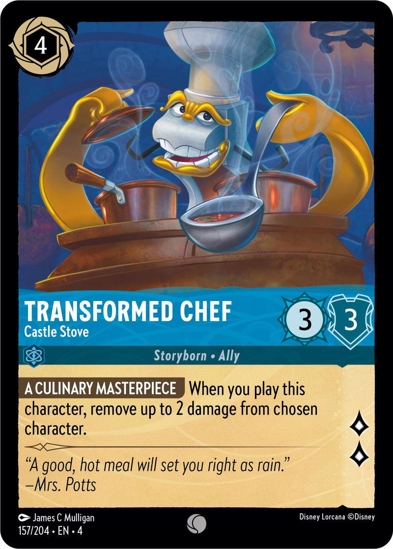 Transformed Chef - Castle Stove (157/204) [Ursula's Return] - The Mythic Store | 24h Order Processing