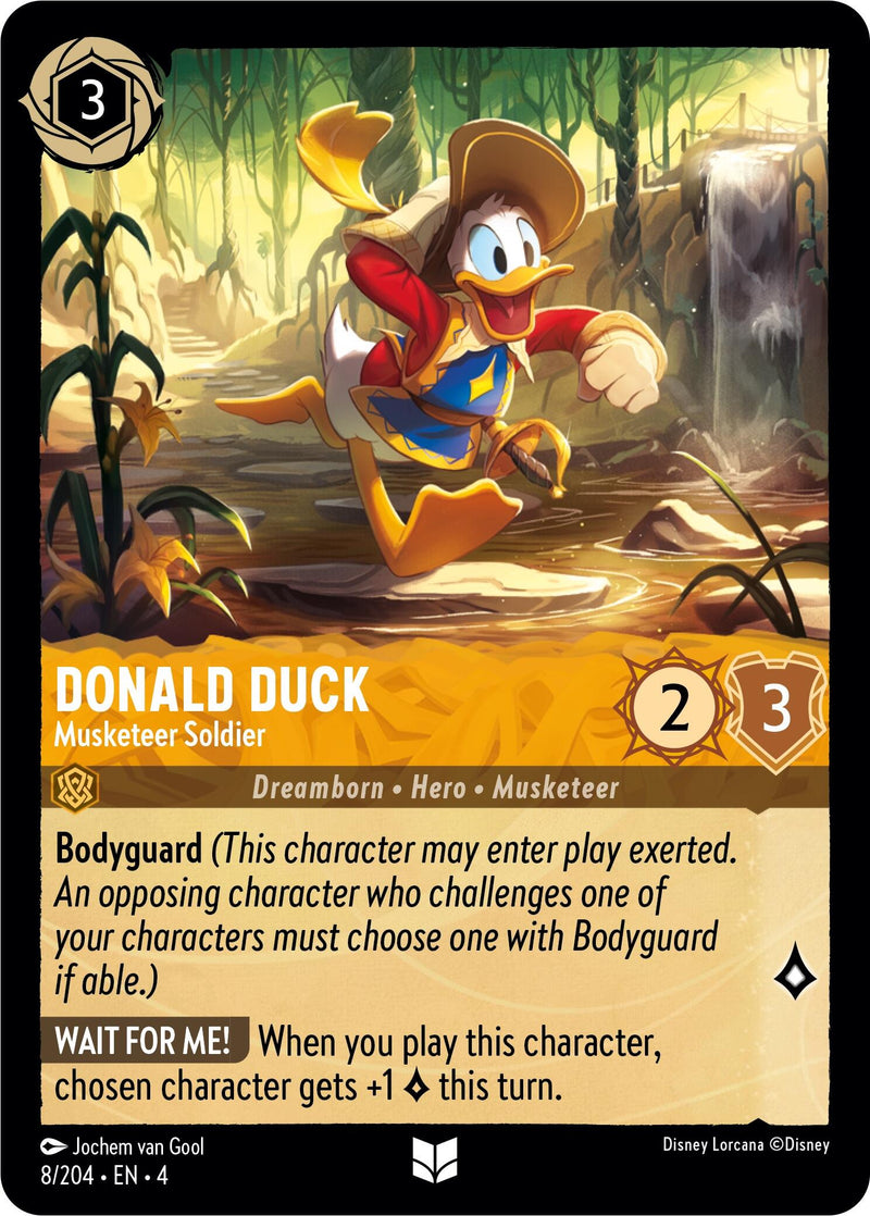 Donald Duck - Musketeer Soldier (8/204) [Ursula's Return] - The Mythic Store | 24h Order Processing