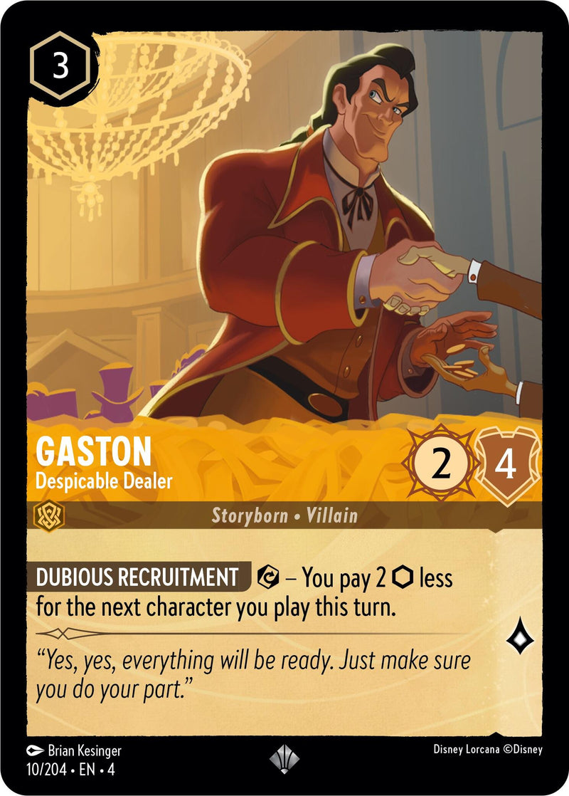 Gaston - Despicable Dealer (10/204) [Ursula's Return] - The Mythic Store | 24h Order Processing