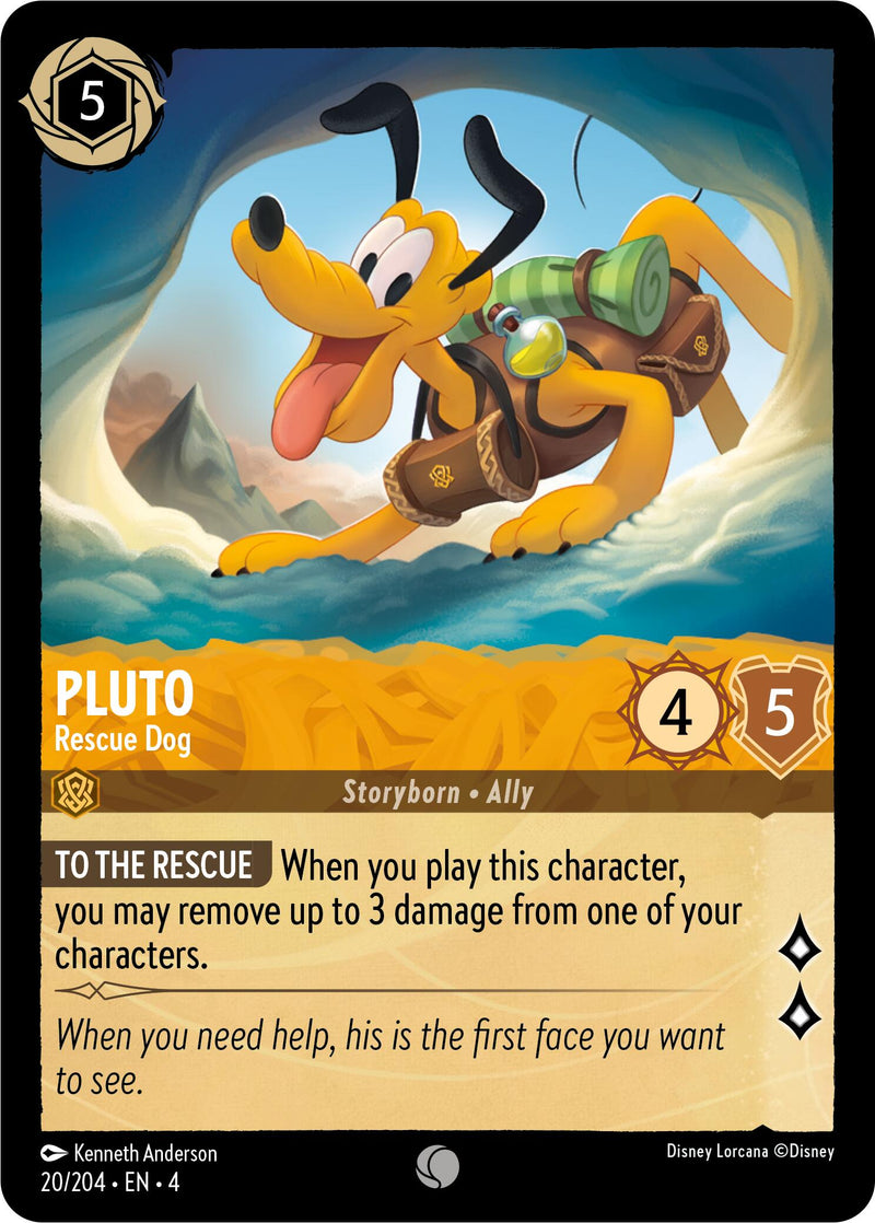 Pluto - Rescue Dog (20/204) [Ursula's Return] - The Mythic Store | 24h Order Processing