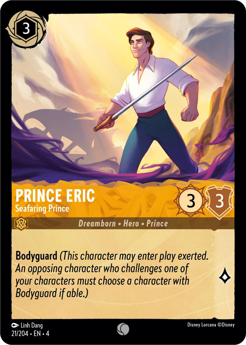 Prince Eric - Seafaring Prince (21/204) [Ursula's Return] - The Mythic Store | 24h Order Processing