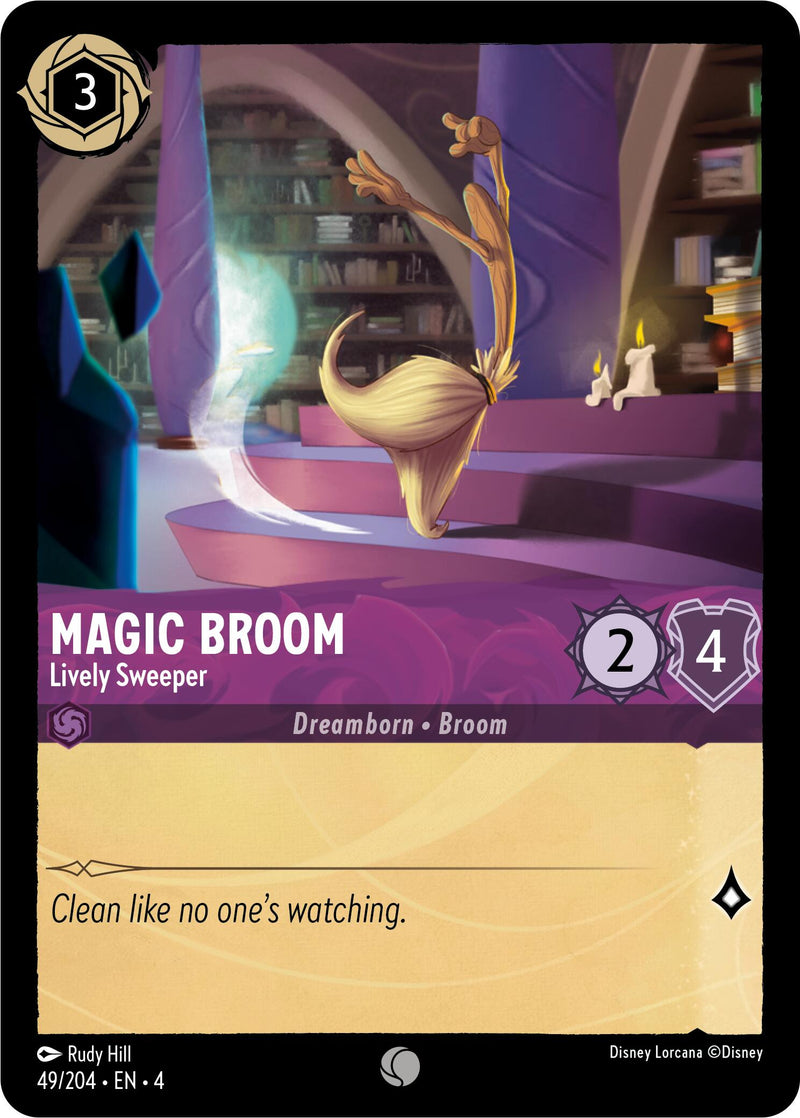 Magic Broom - Lively Sweeper (49/204) [Ursula's Return] - The Mythic Store | 24h Order Processing