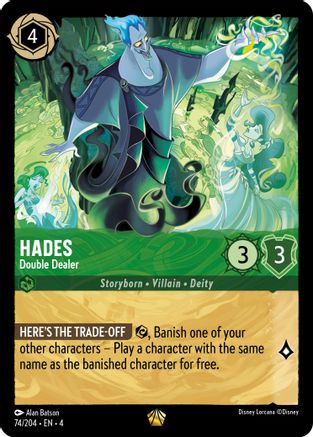Hades - Double Dealer (74/204) [Ursula's Return] - The Mythic Store | 24h Order Processing