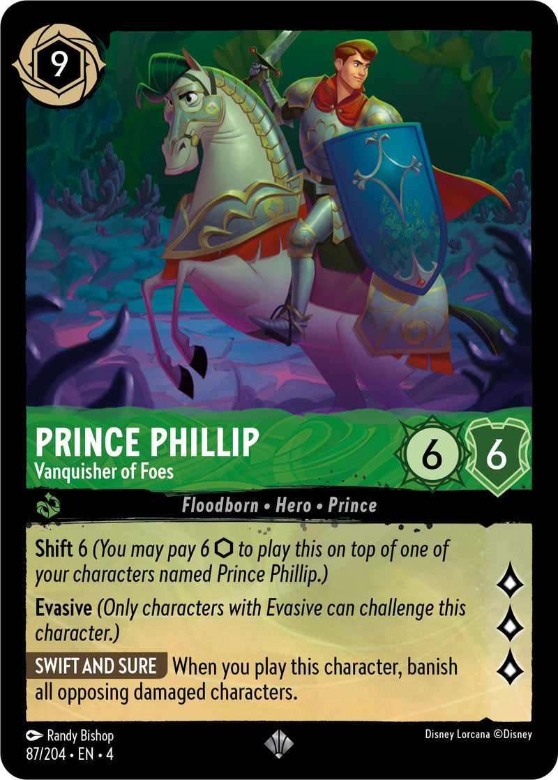 Prince Phillip - Vanquisher of Foes (87/204) [Ursula's Return] - The Mythic Store | 24h Order Processing