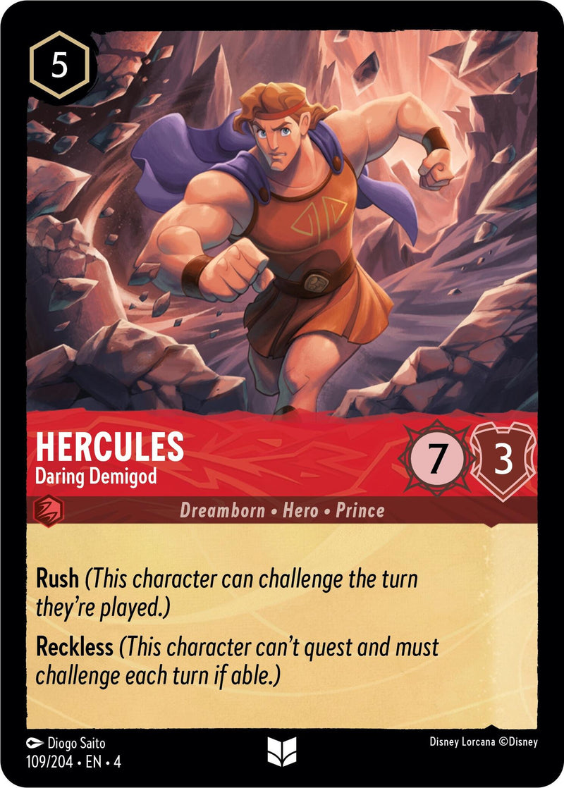 Hercules - Daring Demigod (109/204) [Ursula's Return] - The Mythic Store | 24h Order Processing