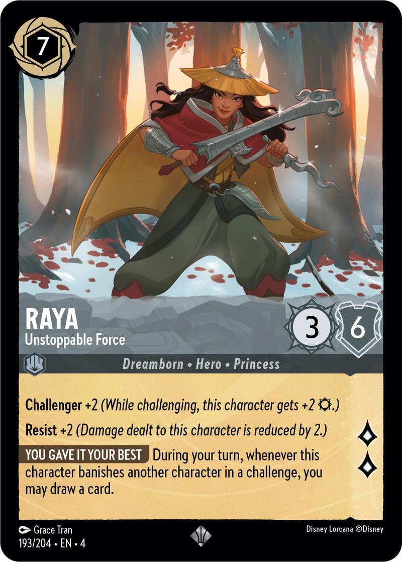 Raya - Unstoppable Force (193/204) [Ursula's Return] - The Mythic Store | 24h Order Processing