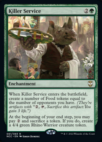 Killer Service (Promo Pack) [Streets of New Capenna Commander Promos] - The Mythic Store | 24h Order Processing