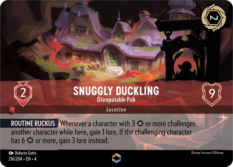 Snuggly Duckling - Disreputable Pub (Enchanted) (216/204) [Ursula's Return] - The Mythic Store | 24h Order Processing