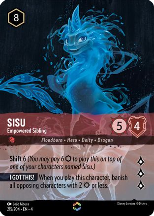 Sisu - Empowered Sibling (Enchanted) (215/204) [Ursula's Return] - The Mythic Store | 24h Order Processing