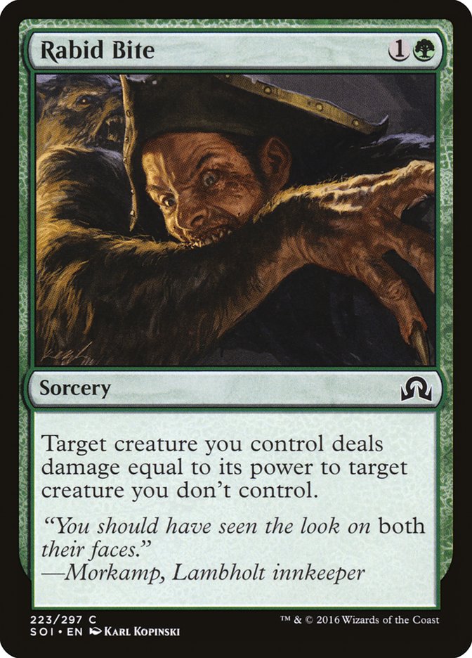 Rabid Bite [Shadows over Innistrad] - The Mythic Store | 24h Order Processing