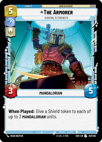 The Armorer - Survival Is Strength (047/262) (047/262) [Shadows of the Galaxy]