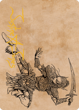 Lae'zel, Vlaakith's Champion Art Card (Gold-Stamped Signature) [Commander Legends: Battle for Baldur's Gate Art Series] - The Mythic Store | 24h Order Processing