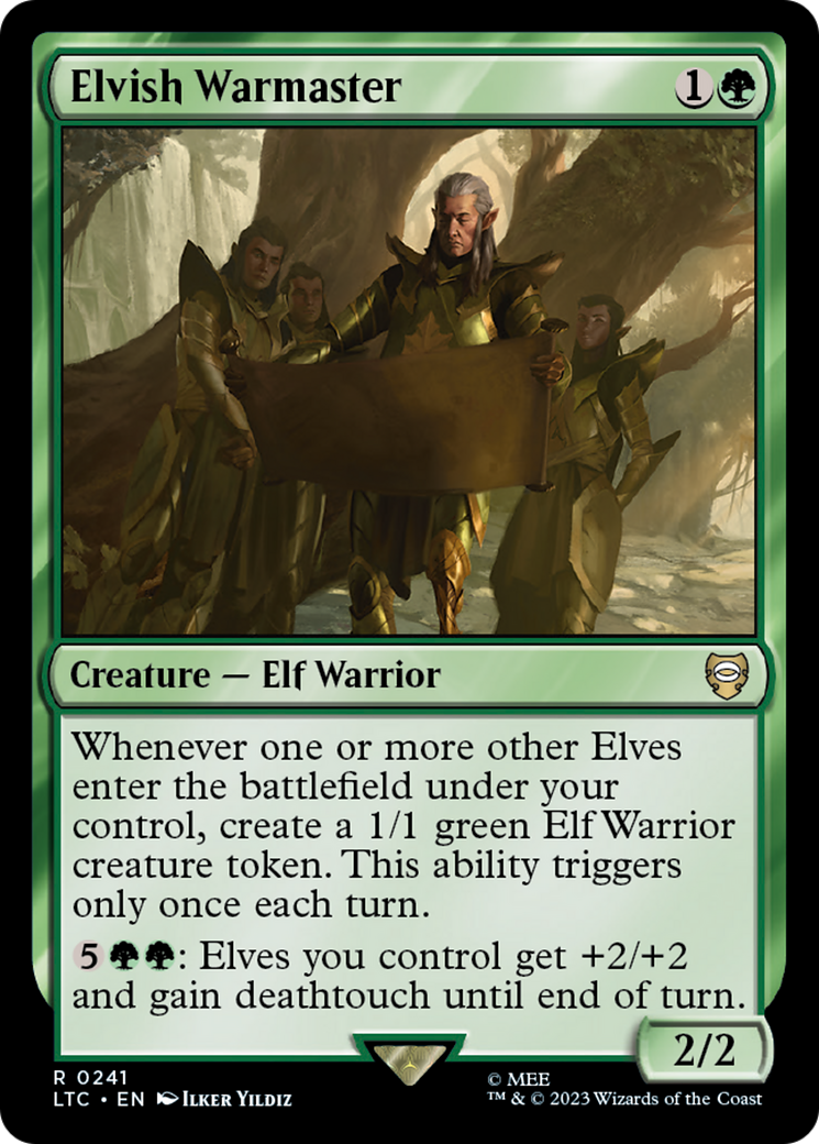 Elvish Warmaster [The Lord of the Rings: Tales of Middle-Earth Commander] - The Mythic Store | 24h Order Processing