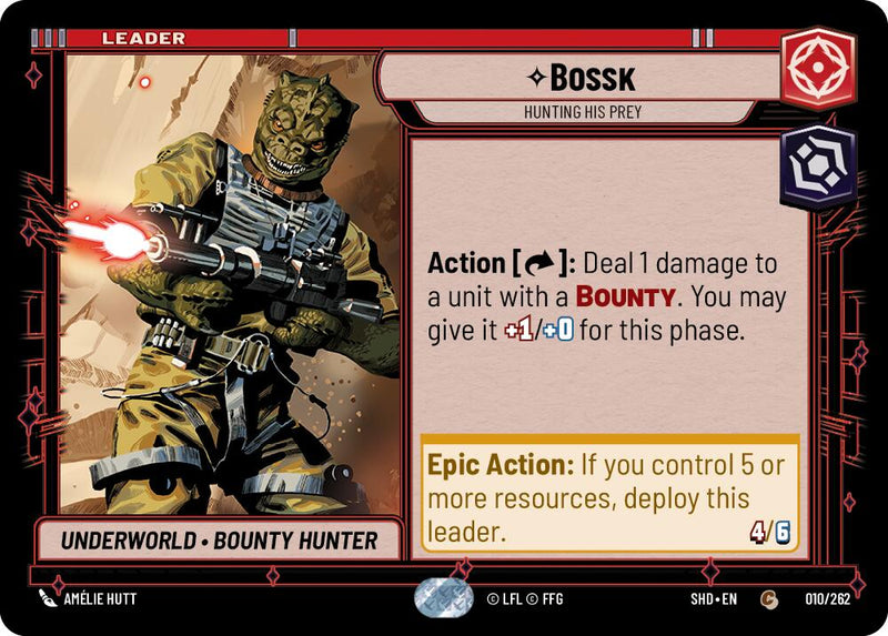 Bossk — Hunting His Prey (010/262) (010/262) [Shadows of the Galaxy] - The Mythic Store | 24h Order Processing