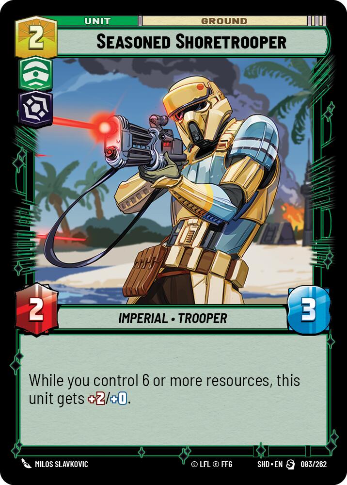 Seasoned Shoretrooper (083/262) (083/262) [Shadows of the Galaxy] - The Mythic Store | 24h Order Processing