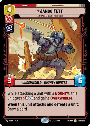 Jango Fett - Renowned Bounty Hunter (138/262) (138/262) [Shadows of the Galaxy]