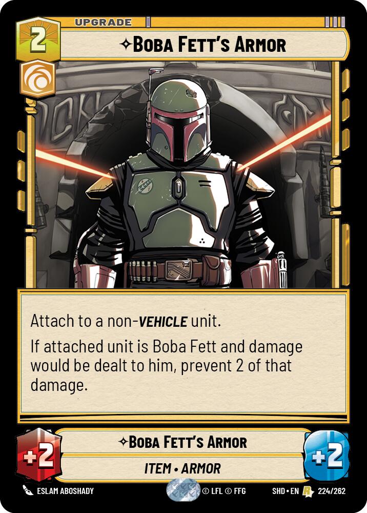 Boba Fett's Armor (224/262) (224/262) [Shadows of the Galaxy] - The Mythic Store | 24h Order Processing