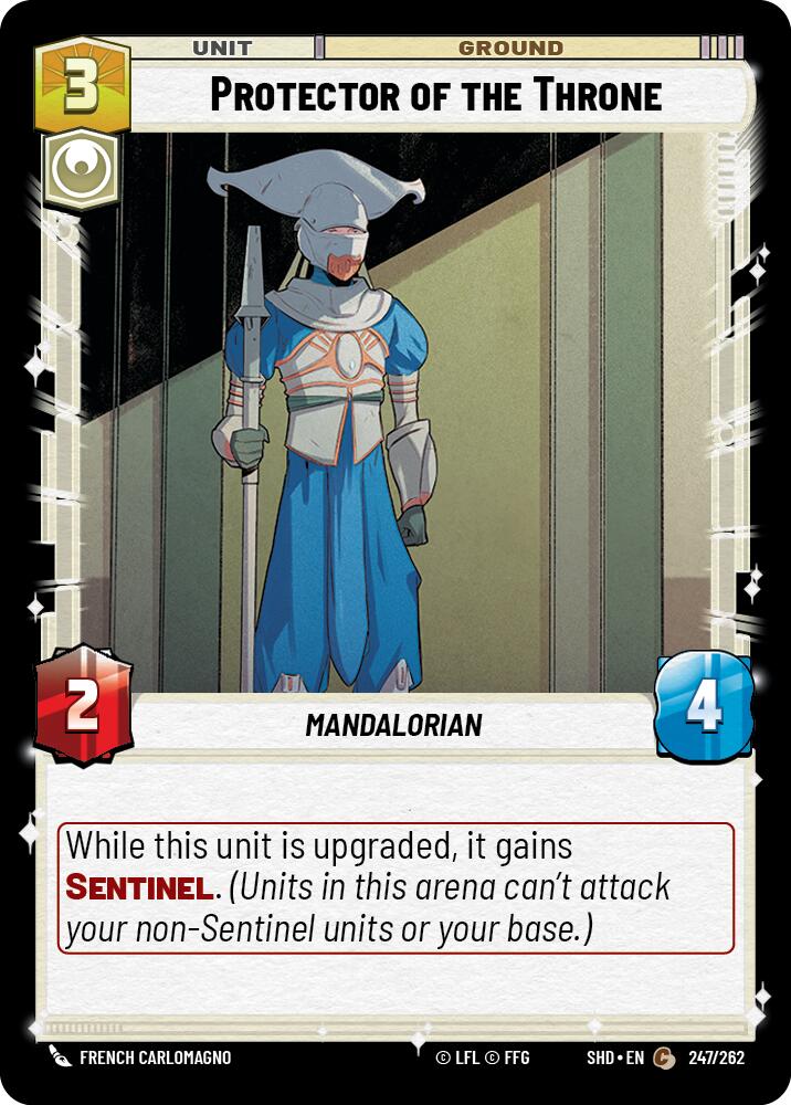 Protector of the Throne (247/262) (247/262) [Shadows of the Galaxy] - The Mythic Store | 24h Order Processing