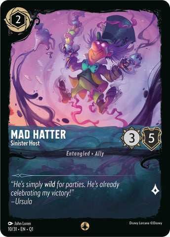 Mad Hatter - Sinister Host (10/31) [Illumineer's Quest: Deep Trouble] - The Mythic Store | 24h Order Processing