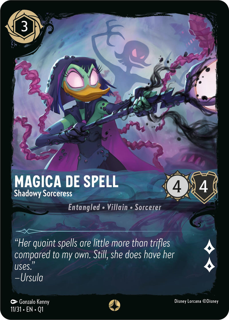 Magica De Spell - Shadowy Sorceress (11/31) [Illumineer's Quest: Deep Trouble] - The Mythic Store | 24h Order Processing