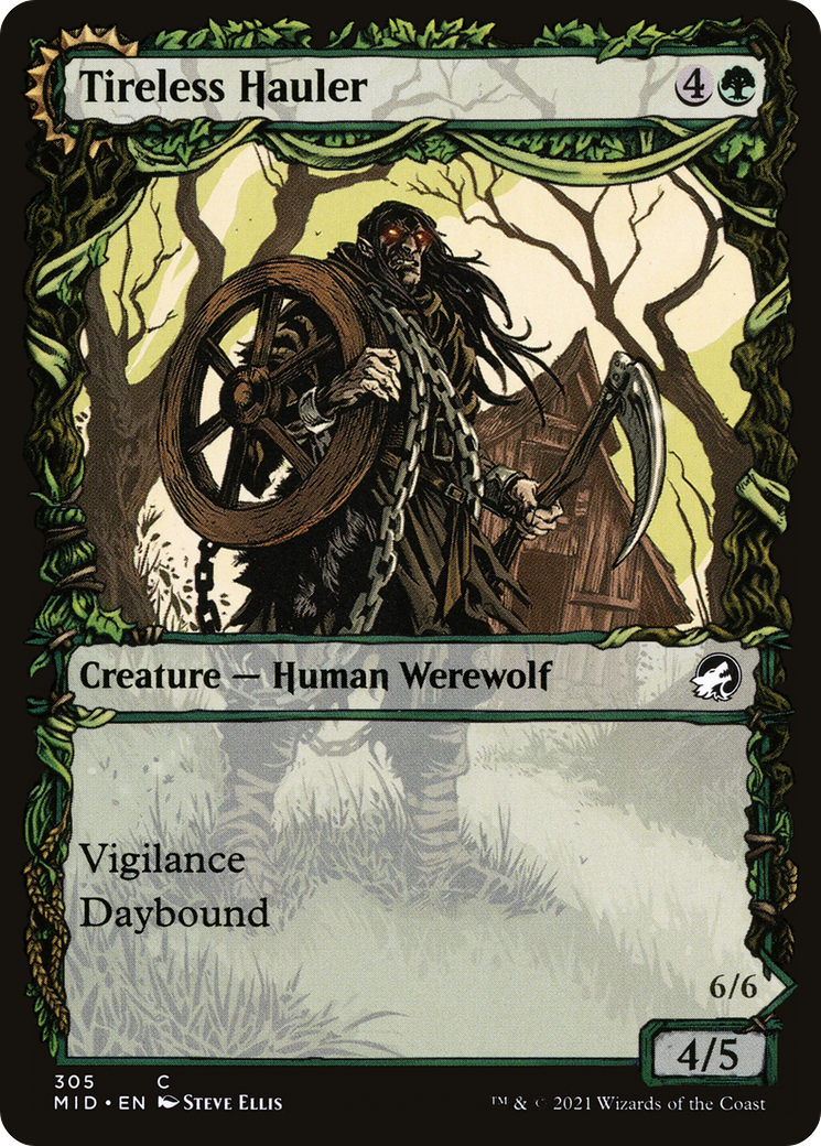 Tireless Hauler // Dire-Strain Brawler (Showcase Equinox) [Innistrad: Midnight Hunt] - The Mythic Store | 24h Order Processing