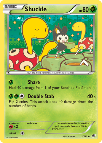 Shuckle (3/113) [Black & White: Legendary Treasures] - The Mythic Store | 24h Order Processing